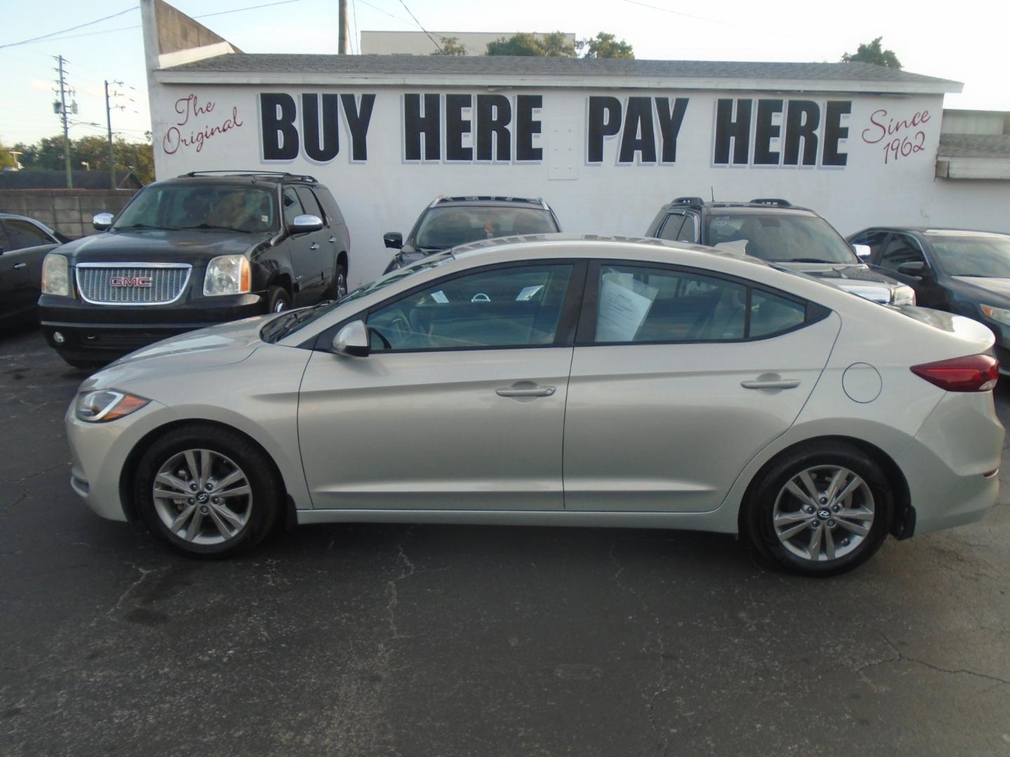 2017 Hyundai Elantra Limited (KMHD84LF1HU) with an 1.8L L4 DOHC 16V engine, 6A transmission, located at 6112 N Florida Avenue, Tampa, FL, 33604, (888) 521-5131, 27.954929, -82.459534 - Photo#0